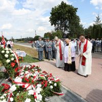 Odsłonięcie pomnika w Kaznowie 