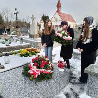 Poświęcenie wyremontowanego pomnika Nieznanych Powstańców Styczniowych